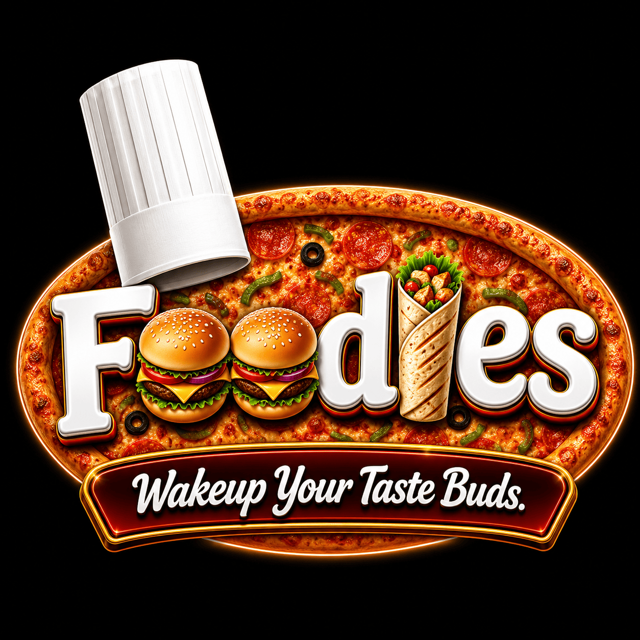 Foodes food brand logo design