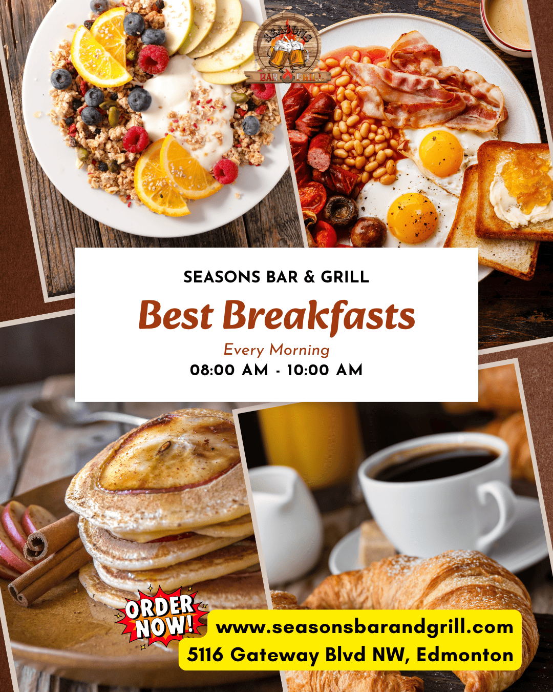 Seasons Bar and Grill best breakfasts